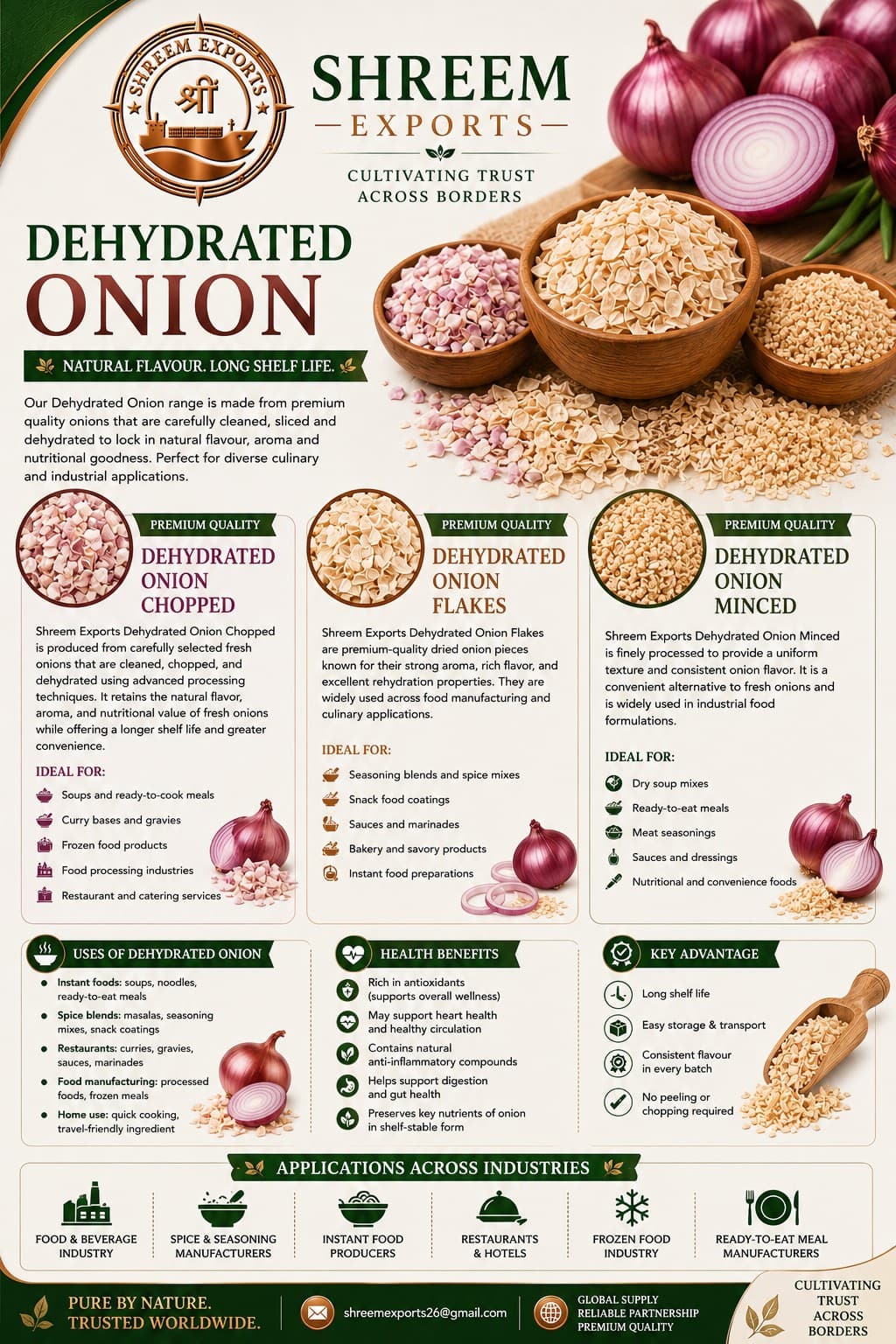 Dehydrated Onion Flakes